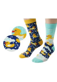 His Story - Skarpetki Bawełniane - Tematyczne - Kaczki w Kąpieli. Kolor: wielokolorowy. Materiał: elastan, bawełna, poliamid #2