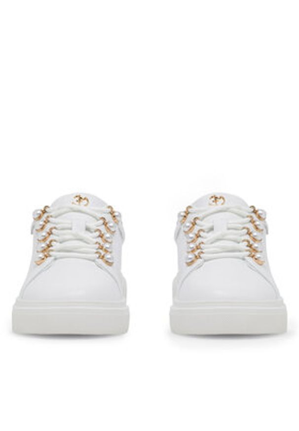 Eva Minge Sneakersy NOEMIE-035-18 Biały. Kolor: biały. Materiał: skóra