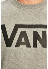 Vans - Bluza VN0A456AADY1-CEME/HEAT. Kolor: szary. Materiał: materiał, dzianina. Wzór: melanż #5