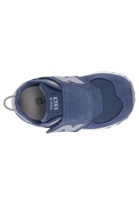 Buty niemowlęce New Balance I5742MJ – niebieskie. Okazja: na co dzień. Zapięcie: rzepy. Kolor: niebieski. Materiał: guma, syntetyk, materiał. Szerokość cholewki: normalna. Model: New Balance 574. Sport: turystyka piesza #4