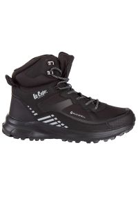 Buty Lee Cooper LCJ-24-01-2933MA - czarne. Zapięcie: sznurówki. Kolor: czarny. Materiał: materiał, polar, syntetyk, guma. Szerokość cholewki: normalna. Sezon: jesień, zima