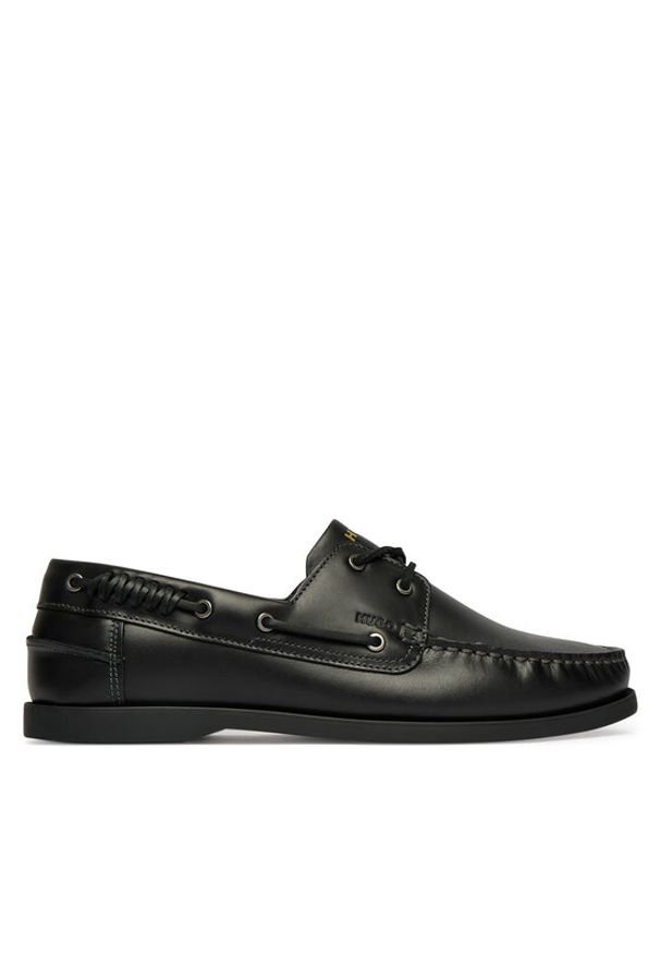Hugo - HUGO Mokasyny Darcy 50563321 Czarny. Kolor: czarny. Materiał: skóra