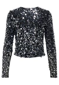 only - ONLY Bluzka Catina 15358382 Czarny Slim Fit. Kolor: czarny. Materiał: syntetyk #2