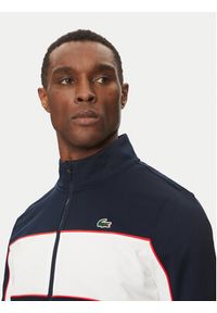 Lacoste Bluza techniczna SH8942 Granatowy Regular Fit. Kolor: niebieski. Materiał: syntetyk #5