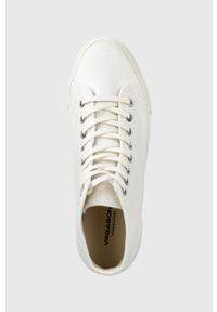 vagabond - Vagabond trampki TEDDIE W damskie kolor biały. Nosek buta: okrągły. Zapięcie: sznurówki. Kolor: biały. Materiał: guma
