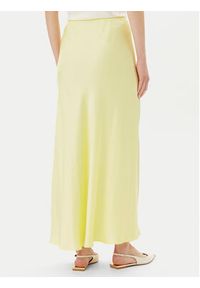 ViCOLO Spódnica maxi Gonna TD0472 Żółty Slim Fit. Kolor: żółty. Materiał: wiskoza