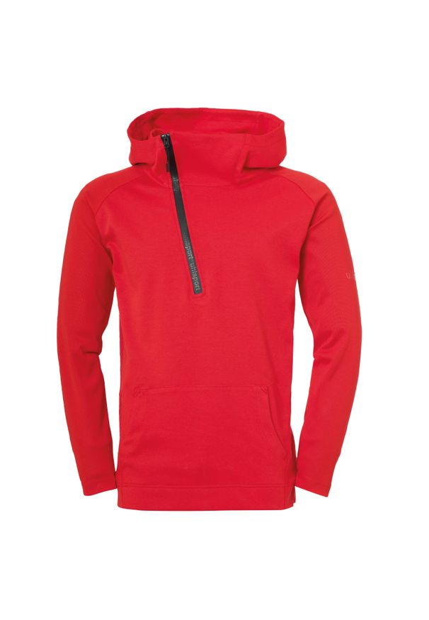 UHLSPORT - Bluza z kapturem dla dzieci Uhlsport Essential pro. Typ kołnierza: kaptur. Kolor: czerwony. Sport: piłka ręczna