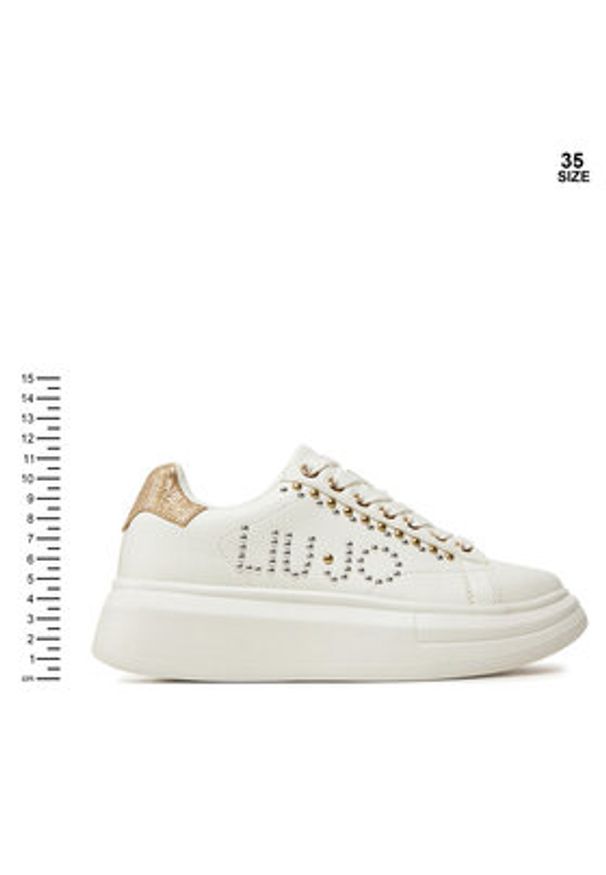 Liu Jo Sneakersy Babol 02 4F4755 EX096 Biały. Kolor: biały. Materiał: skóra