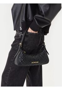Love Moschino - LOVE MOSCHINO Torebka JC4142PP0NLA0000 Czarny. Kolor: czarny. Materiał: skórzane #1
