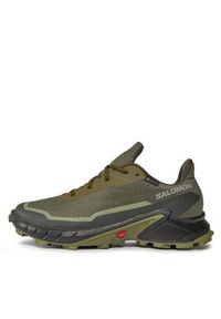salomon - Salomon Buty do biegania Alphacross 5 Gtx GORE-TEX 473103 29 W0 Zielony. Kolor: zielony. Materiał: materiał. Technologia: Gore-Tex #5