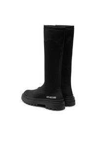 Love Moschino - LOVE MOSCHINO Kozaki JA26025G1LIMZ000 Czarny. Kolor: czarny. Materiał: materiał #3