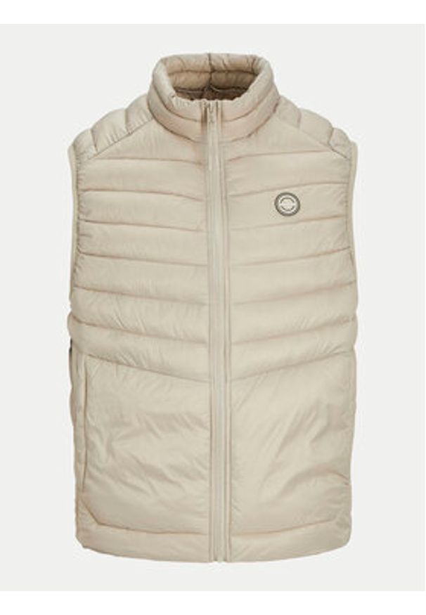 Jack & Jones Kamizelka Sprint 12258457 Beżowy Regular Fit. Kolor: beżowy. Materiał: syntetyk