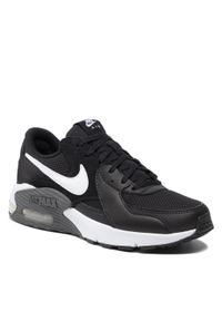 Buty Nike - Air Max Excee CD4165 001 Black/White/Dark Grey. Kolor: czarny. Materiał: zamsz, materiał, skóra. Model: Nike Air Max #1