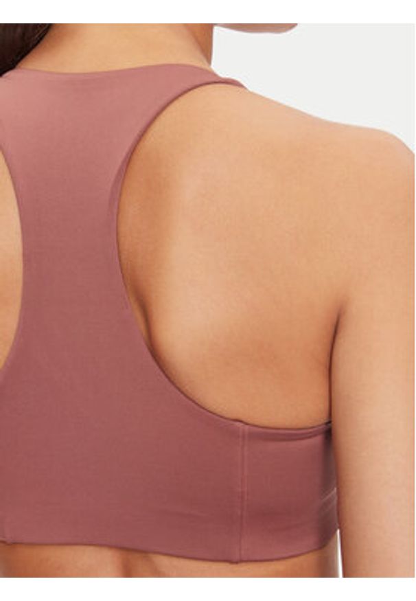 Calvin Klein Biustonosz top Support 00GWF4K171 Bordowy. Kolor: czerwony. Materiał: syntetyk