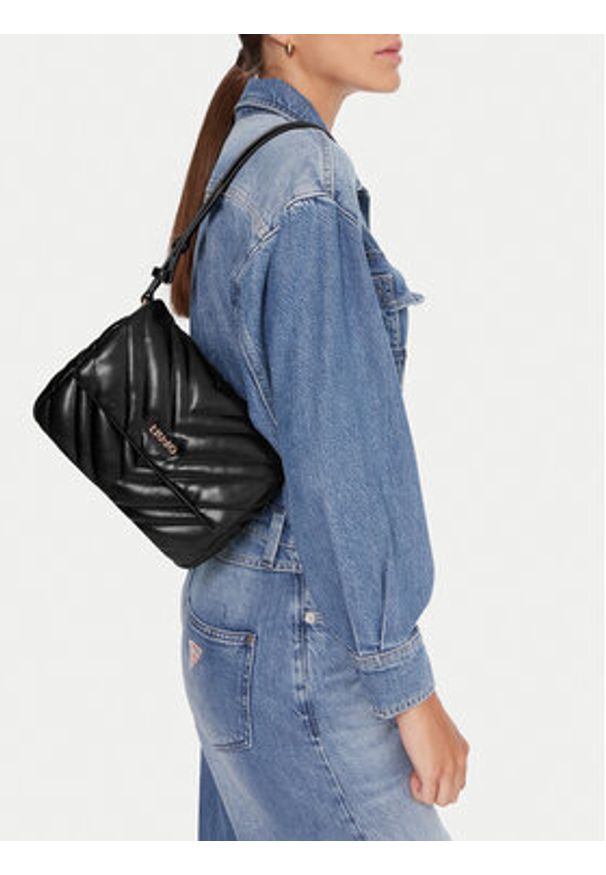 Liu Jo Torebka Lunny AF5188 E0426 Czarny. Kolor: czarny. Materiał: skórzane