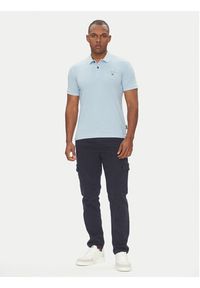 Napapijri Polo Elbas NP0A4GB4 Błękitny Regular Fit. Typ kołnierza: polo. Kolor: niebieski. Materiał: bawełna #5