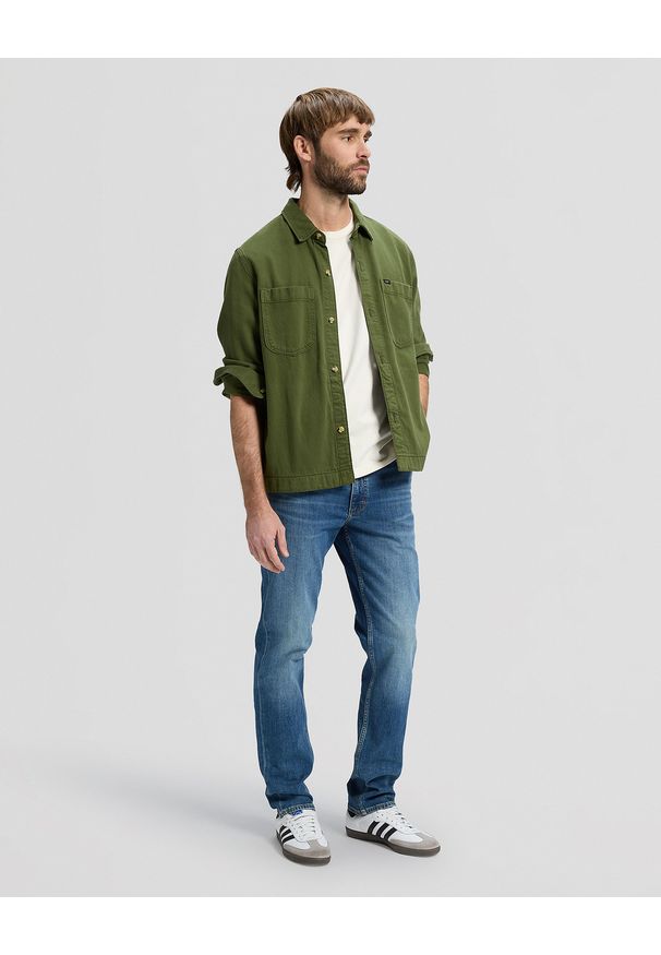 Lee - MESKIE SPODNIE LEE RIDER OCEAN BLUE 112376409