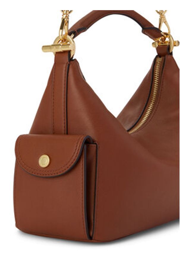 Lauren Ralph Lauren - LAUREN RALPH LAUREN Torebka 431P06064001 Brązowy. Kolor: brązowy. Materiał: skórzane