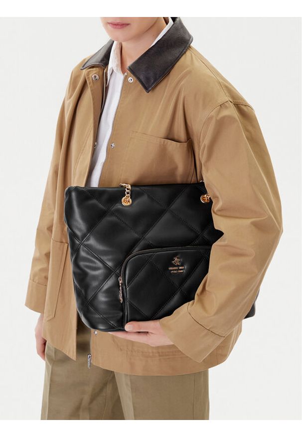 Beverly Hills Polo Club Torebka CEO-BHPC-C-010-08 Czarny. Kolor: czarny