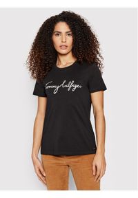 TOMMY HILFIGER - T-Shirt Tommy Hilfiger. Kolor: czarny #1