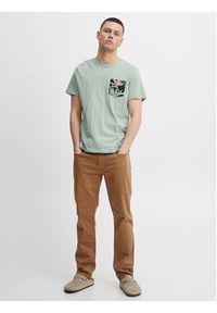 Blend T-Shirt 20715038 Zielony Regular Fit. Kolor: zielony. Materiał: bawełna #6