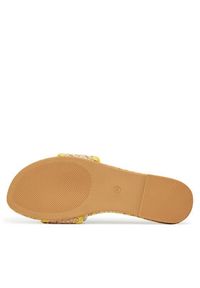 DeeZee Klapki BP6097-5 Beżowy. Kolor: beżowy. Materiał: skóra