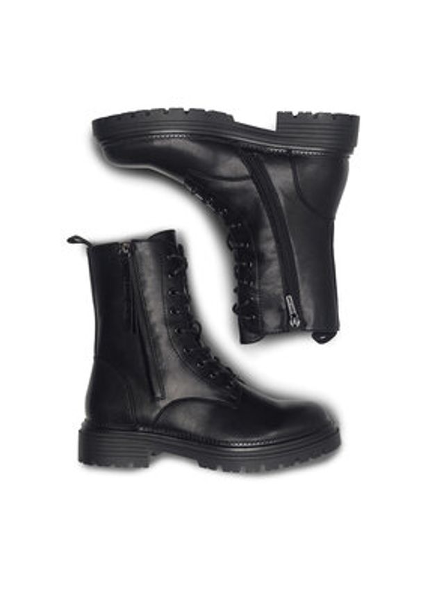 Jenny Fairy Trzewiki KAILA WS17001-04 Czarny. Kolor: czarny. Materiał: skóra