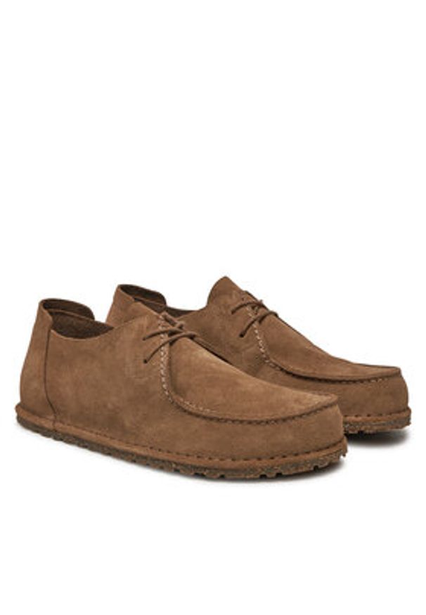 Birkenstock Półbuty Utti Lace 1027274 Brązowy. Kolor: brązowy. Materiał: skóra, zamsz