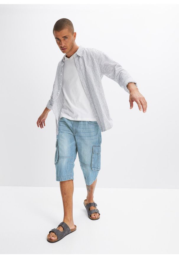 bonprix - T-shirt z dekoltem w serek (3 szt.). Typ kołnierza: dekolt w serek. Kolor: biały. Styl: elegancki