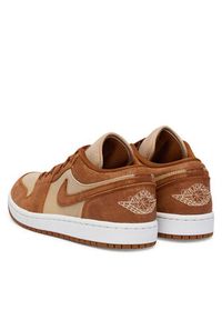 Nike Sneakersy Air Jordan 1 Low Se FJ3453 200 Brązowy. Kolor: brązowy. Materiał: skóra. Model: Nike Air Jordan #6