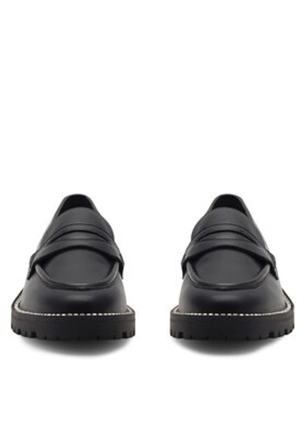 Nine West Lordsy SHEERIN SJ1497-1 Czarny. Kolor: czarny. Materiał: skóra