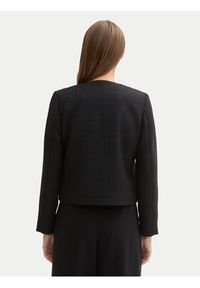 Tom Tailor Marynarka 1044343 Czarny Regular Fit. Kolor: czarny. Materiał: syntetyk