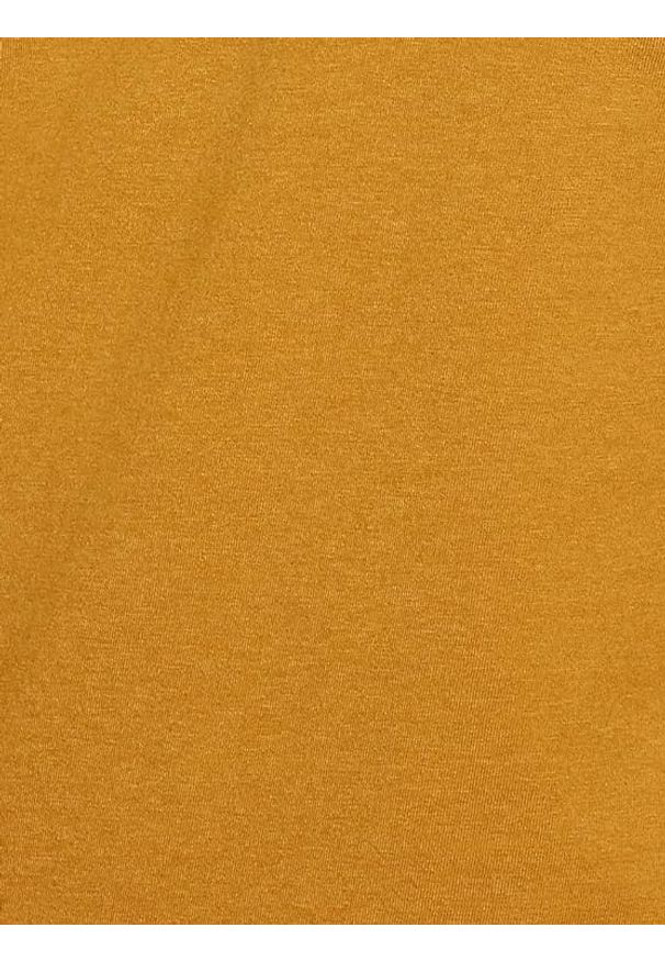 Wrangler - WRANGLER SS RINGER TEE MĘSKI T-SHIRT KOSZULKA LOGO GOLDEN BROWN W7B99FKVQ 112131576