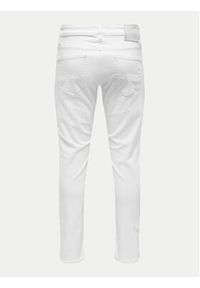 Only & Sons Jeansy Loom 22026529 Biały Slim Fit. Kolor: biały