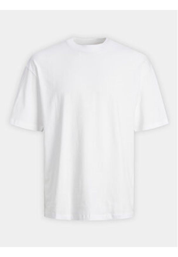 Jack & Jones - Jack&Jones T-Shirt Bradley 12249319 Biały Regular Fit. Kolor: biały. Materiał: bawełna