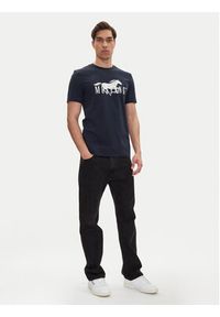 Mustang T-Shirt Austin 1016279 Granatowy Regular Fit. Kolor: niebieski. Materiał: bawełna #3