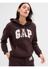 GAP - Gap Bluza 463506-35 Brązowy Regular Fit. Kolor: brązowy. Materiał: syntetyk