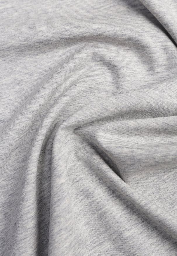 Born2be - Jasnoszara Koszulka T-shirt z Bawełny z Dekoltem w Serek Rionisse. Okazja: do domu, do pracy. Typ kołnierza: dekolt w serek. Kolor: szary. Materiał: bawełna. Styl: klasyczny, elegancki