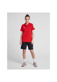 Koszulka tenisowa polo damska Hummel Go Cotton Polo Woman. Typ kołnierza: polo. Kolor: wielokolorowy, czerwony, różowy. Sport: tenis