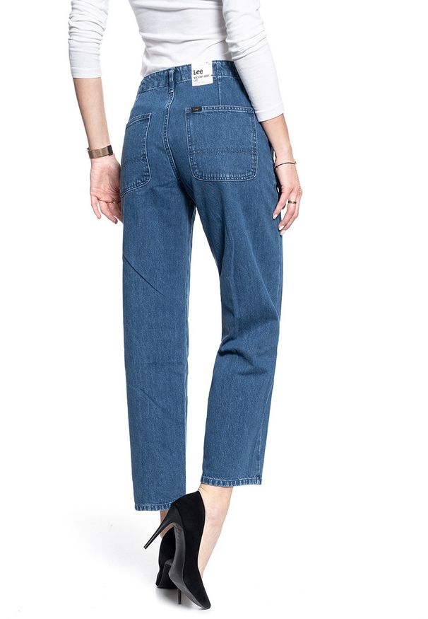 Lee - SPODNIE DAMSKIE LEE MILITARY WIDE LEG MID JELT L31UKEGT 112107303