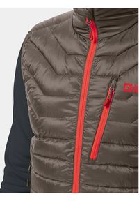 Jack Wolfskin Kamizelka Routeburn Pro Ins Vest 1206872 Brązowy Slim Fit. Kolor: brązowy. Materiał: syntetyk #4