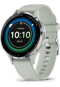 GARMIN - Zegarek sportowy Garmin Venu 3S Zielony (010-02785-01). Kolor: zielony. Styl: sportowy