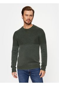 Jack & Jones - Jack&Jones Sweter 12236265 Zielony Regular Fit. Kolor: zielony. Materiał: bawełna