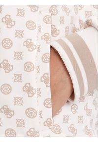 Guess Bluza V5YQ03 KB212 Écru Regular Fit. Materiał: syntetyk