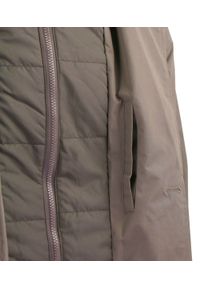 Krótki, Męski Płaszcz Przejściowy z Wysokim Kołnierzem - Brave Soul - Taupe. Kolor: wielokolorowy, beżowy, brązowy. Materiał: poliester. Długość: krótkie. Sezon: wiosna, jesień #3