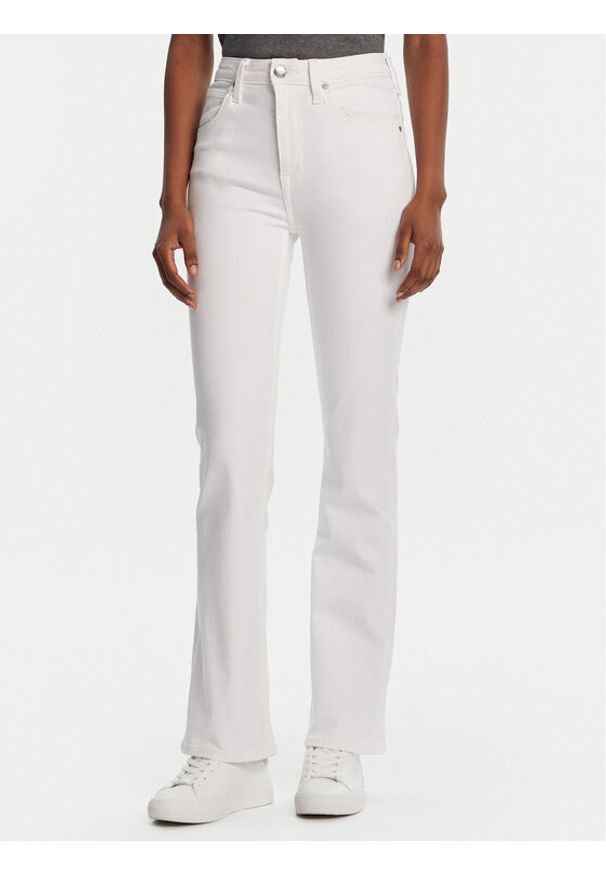 Lee Jeansy Breese 112363795 Biały Skinny Fit. Kolor: biały