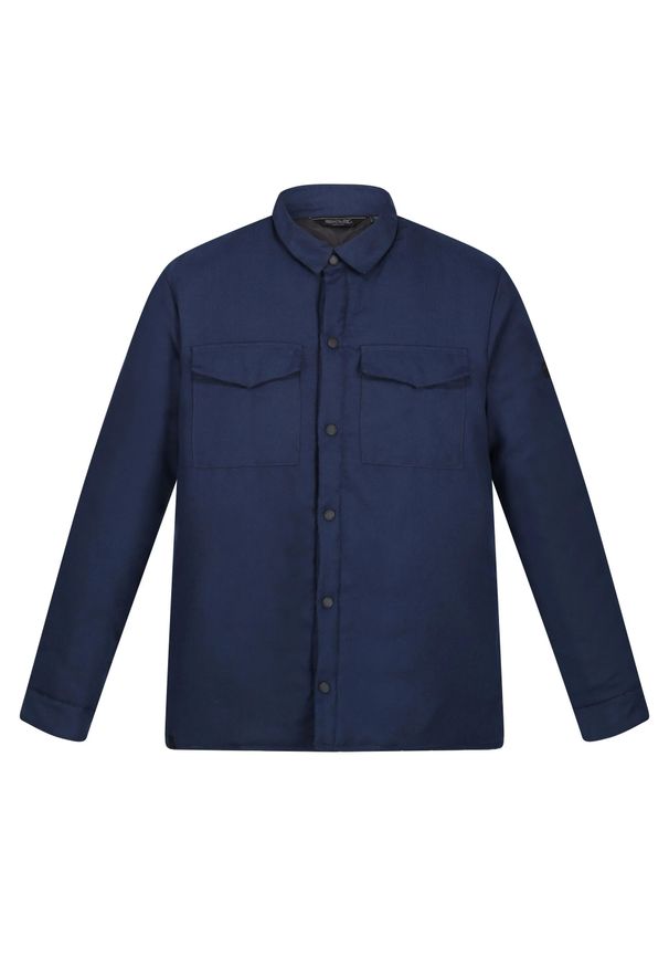 Regatta - Męska Koszula Ocieplana Gawayne. Kolor: niebieski. Sport: turystyka piesza