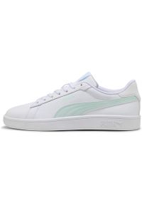 Adidasy Puma Smash 3.0 L, Dla obu płci. Kolor: biały. Materiał: skóra, materiał. Sport: fitness