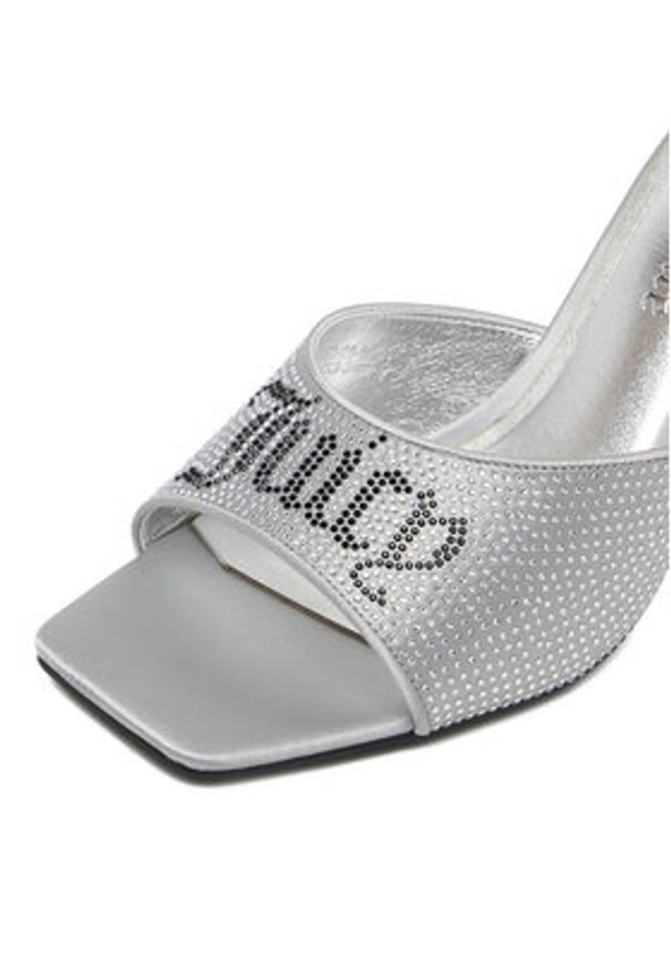 Juicy Couture Klapki CEO-259-29-06 Srebrny. Kolor: srebrny. Materiał: materiał
