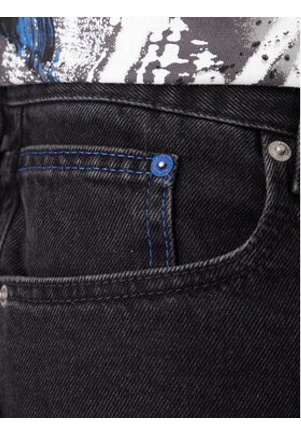 Karl Lagerfeld Jeans Jeansy B1M10039 Czarny Straight Fit. Kolor: czarny